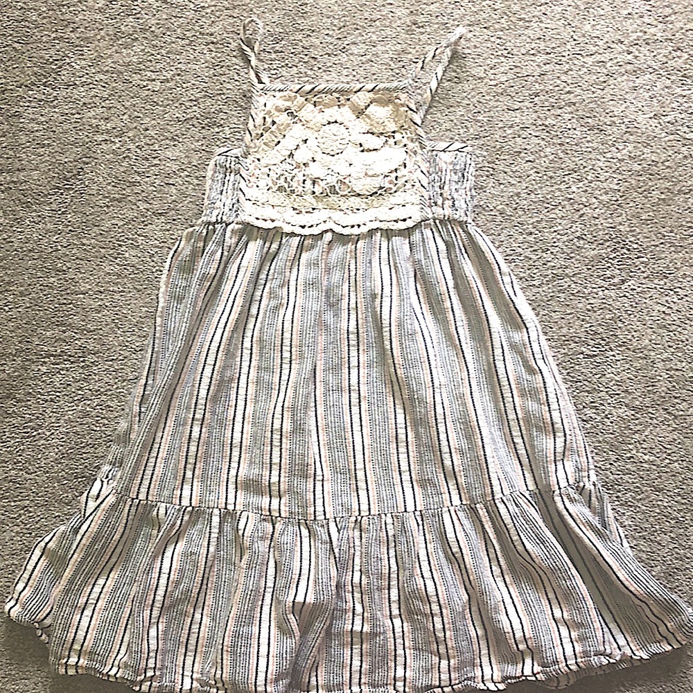 Bohemian Crochet and Cotton Dress by Zara